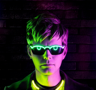 Neon sunglasses logo